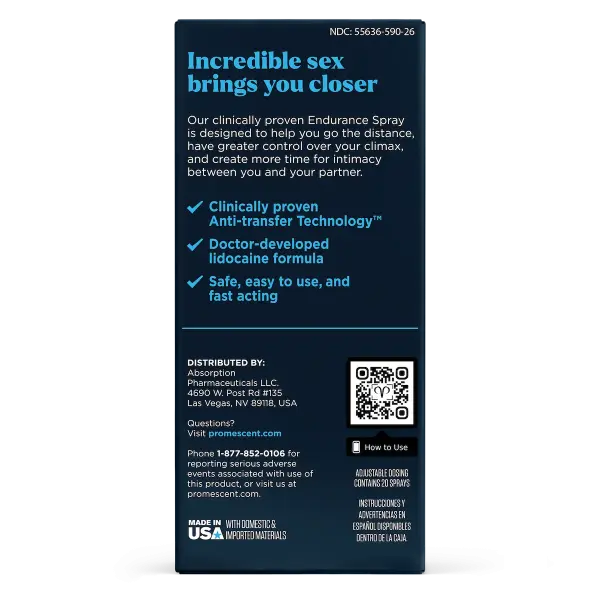 Promescent Delay Spray – Last Longer with Confidence