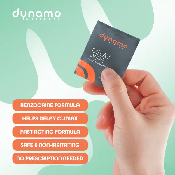 Dynamo Delay Wipes - Premature Ejaculation Control for Lasting Performance