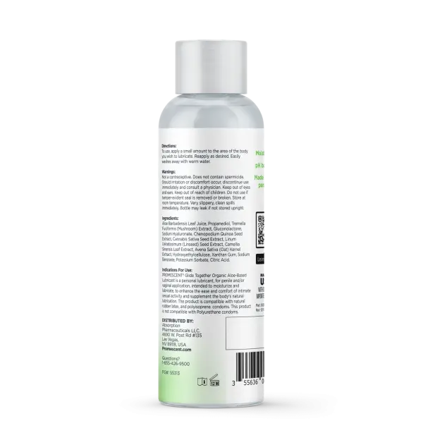 Promescent Organic Aloe Lube - Natural Comfort & pH Balanced Lube