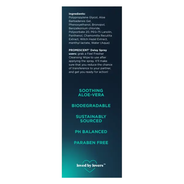 Promescent Before and After Wipes - Intimate Hygiene for Men & Women