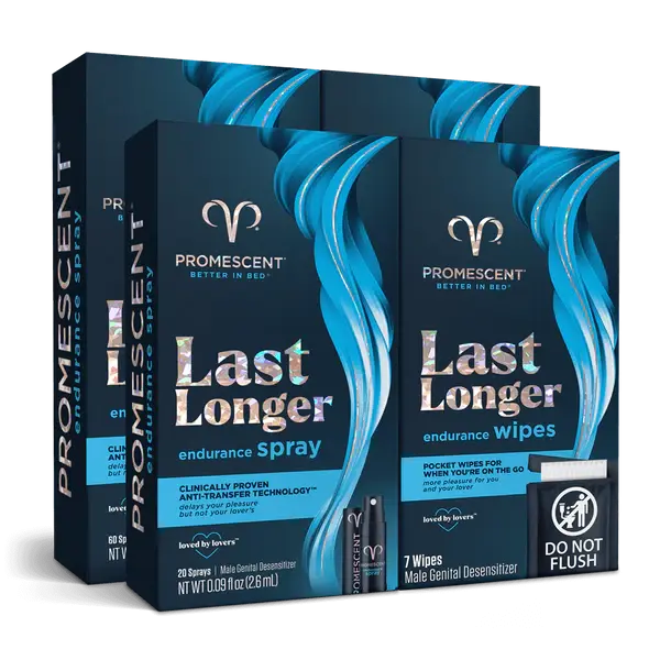 Promescent Endurance – Duo Delay Spray & Wipes Bundle